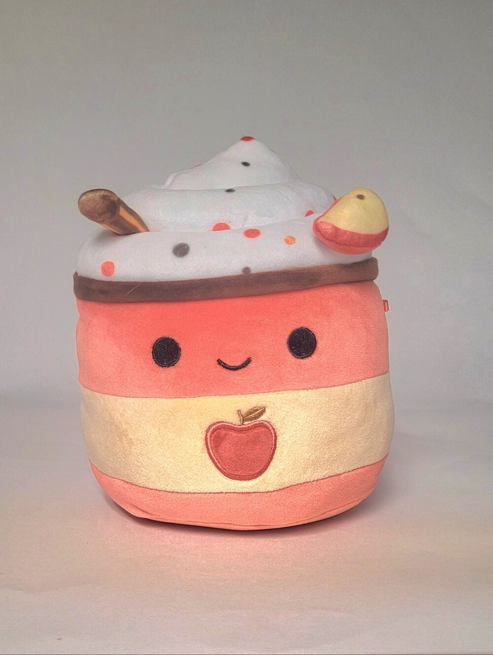 Squishmallows Meade The Apple Cider -Coral & Cream Plush